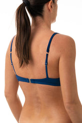 MIX REGGISENO BRASSIERE DONNA  BLU NAVY GIOVI TRITONE BE BEACH